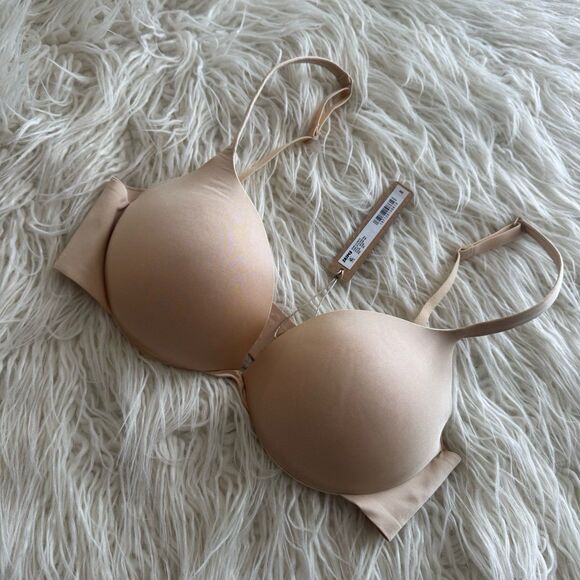 Skims Ultimate Push up Plunge Bra Sand Size 32C - Picture 3 of 7